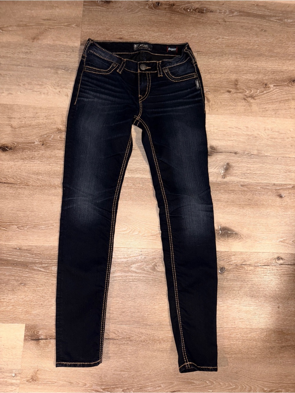 Silver Jeans Suki Mid Rise Super Skinny Jeans